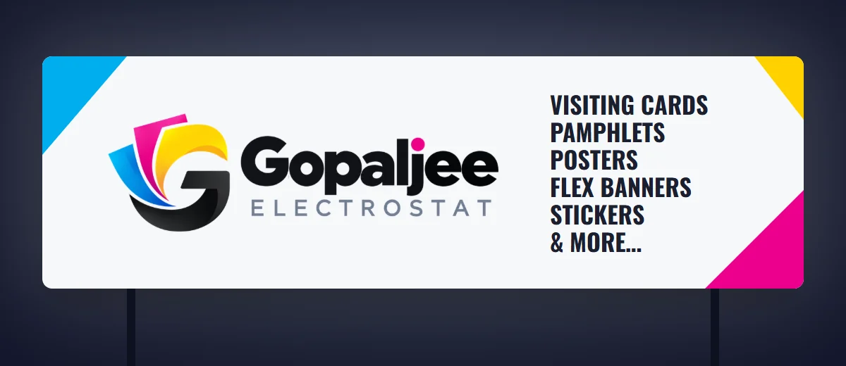 Gopaljee Electrostat sign