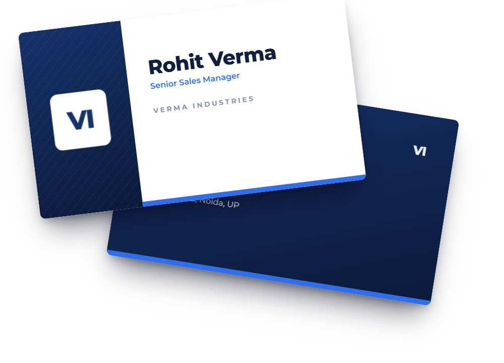 Corporate Blue visiting card template