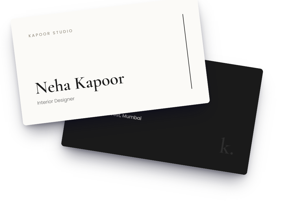 Minimal Clean visiting card template